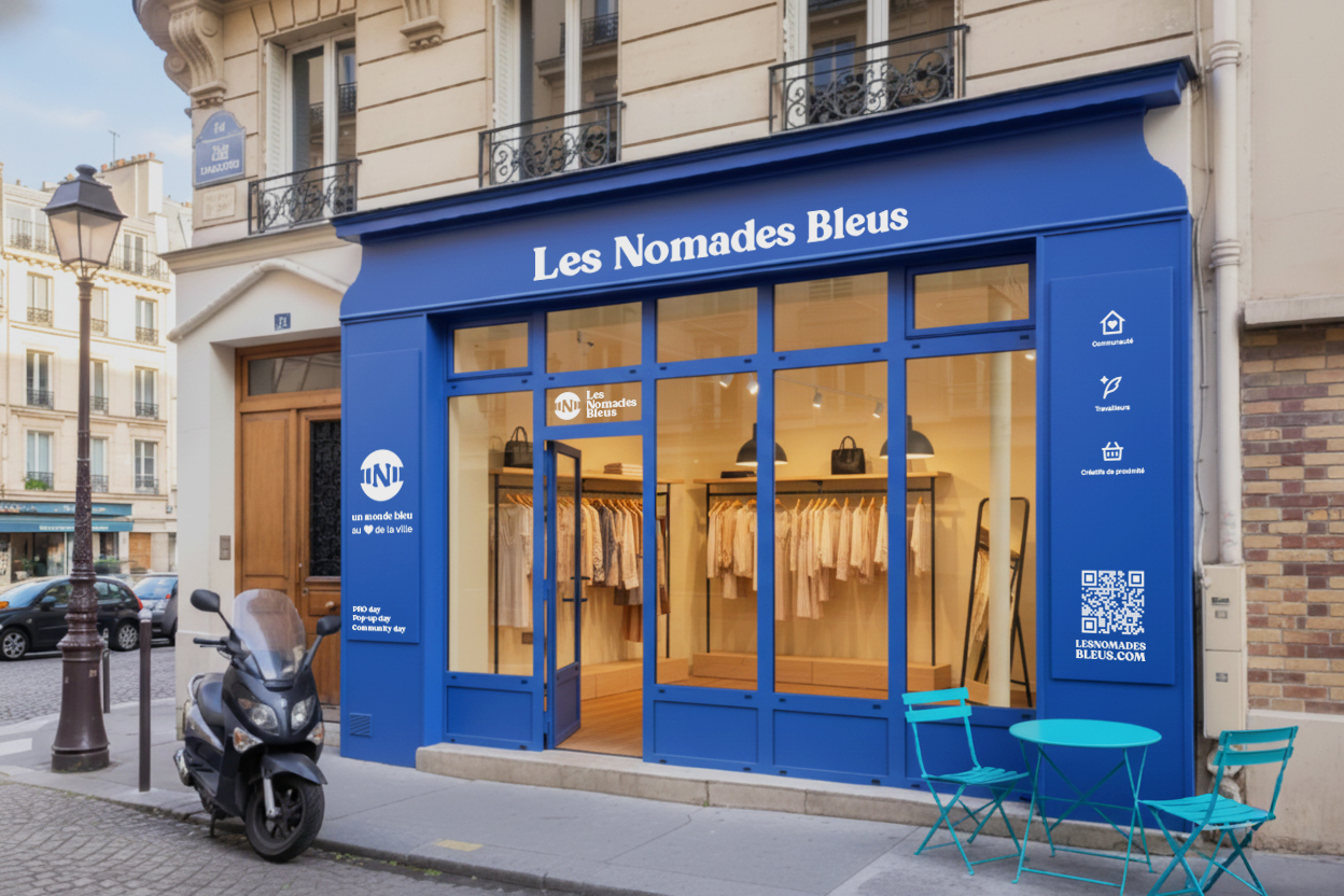 Les Nomades Bleus brand world